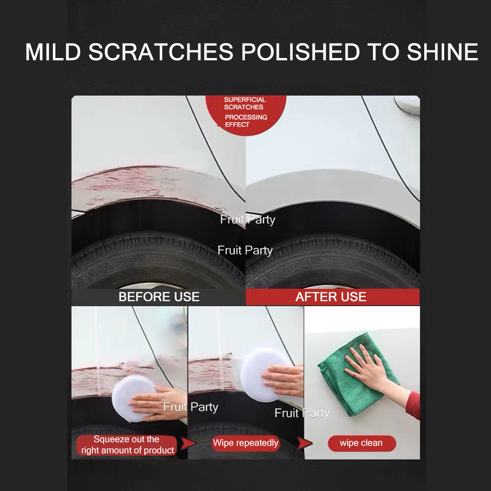  Car Scratch Remover and Repair Kit，All-Natural Leather  Conditioner, Made with Mink Oil Beeswax, : Automotive