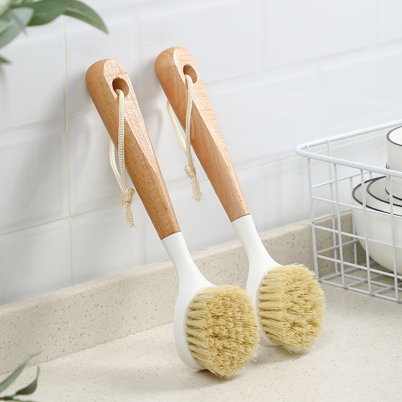 Dish Brush With Handle, Hangable Kitchen Scrub Brushes For Cleaning, Dish  Scrubber, Pot Brush, For Sink, Pots, Pans, Kitchen Gadgets, Kitchen  Accessories - Temu
