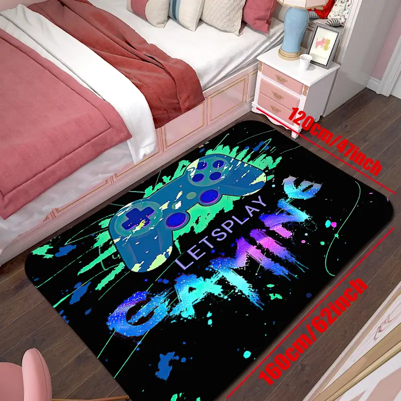 3D Gamer tappeto Cartoon Game Controller Area moderna tappeto ragazzi  tappeti da gioco per soggiorno camera da letto tappeti per bambini tappetino  colorato Decor - AliExpress