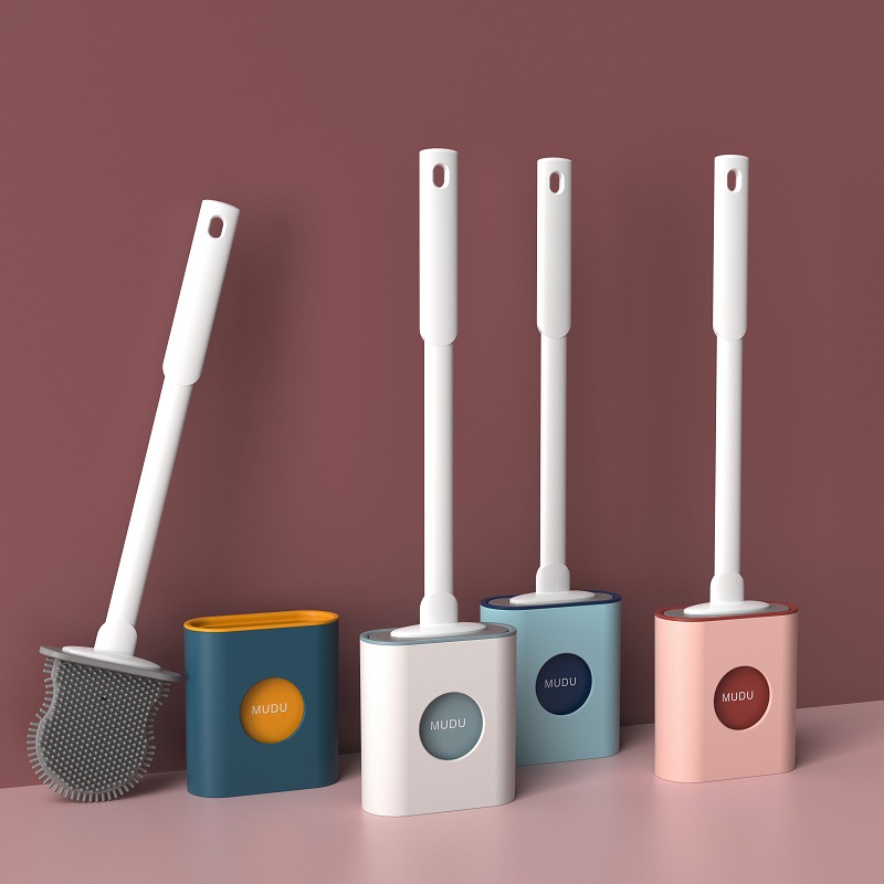 Easy to clean Silicone Toilet Brush With Holder Keep Your - Temu