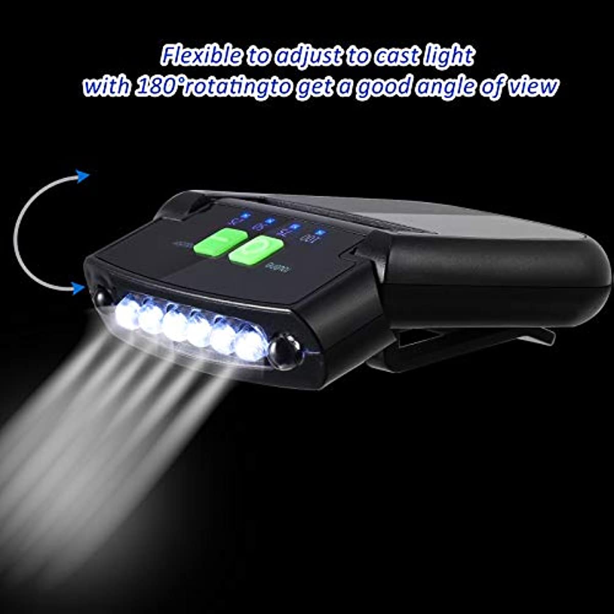 Clip on Hat Light Rechargeable Led Headlights Hat Light - Temu