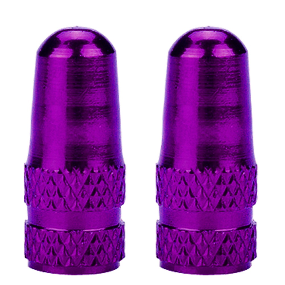 purple presta valve caps