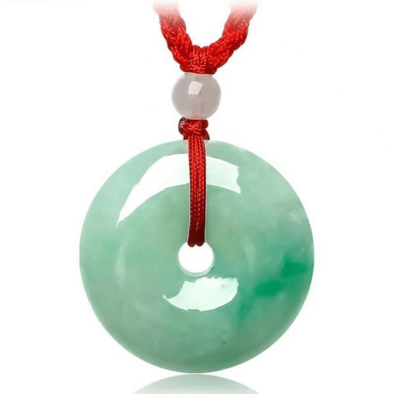 Quartzite Jade Pendant Ice Species Floating Blue Flower Jade Temu