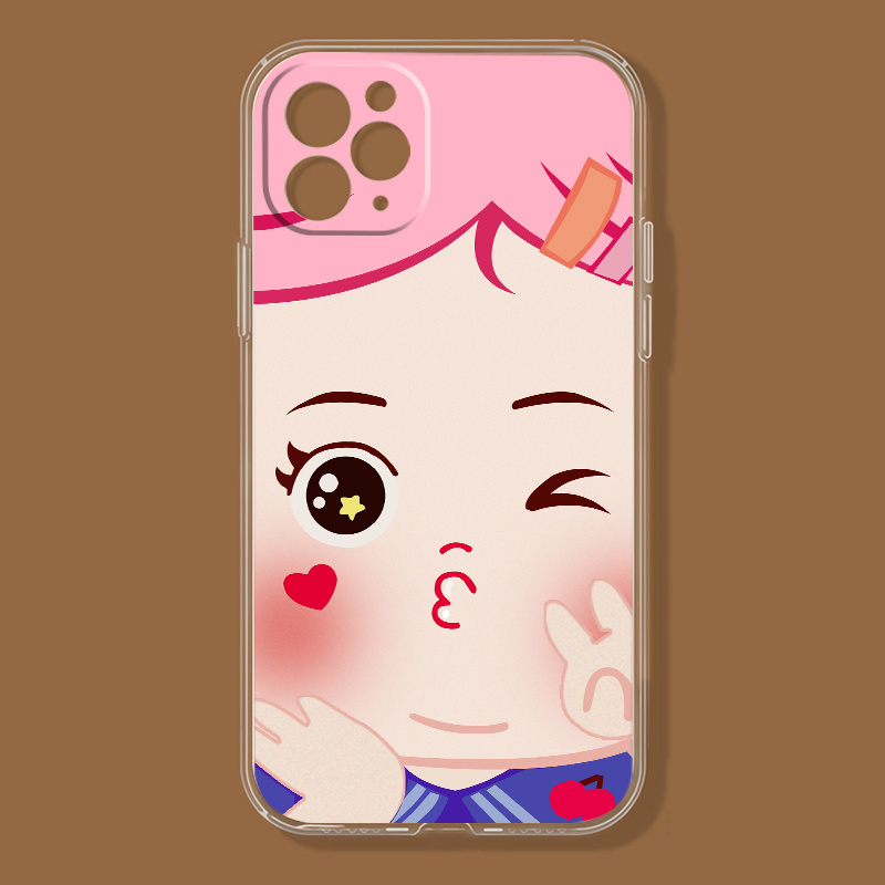 Ladies' Transparent Phone Case Compatible With Apple iPhone X/xr