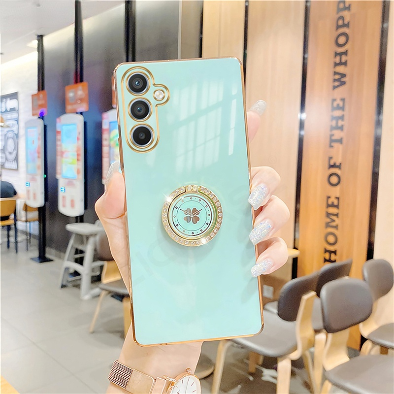 For Samsung Galaxy A23 5G, Luxury Shockproof Plating Border Soft TPU Case  Cover