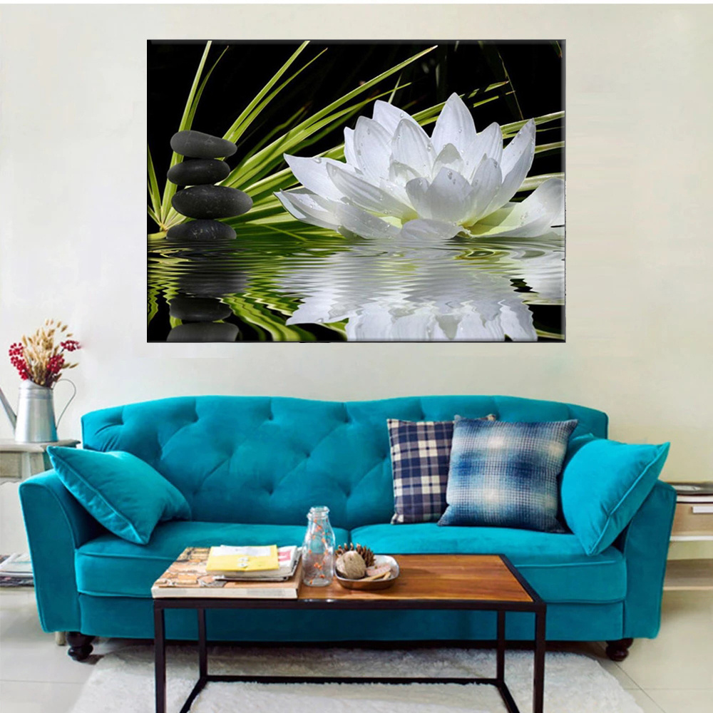 Beautiful Flowers 5d Diy Diamond Painting Landscape Diamond - Temu ...