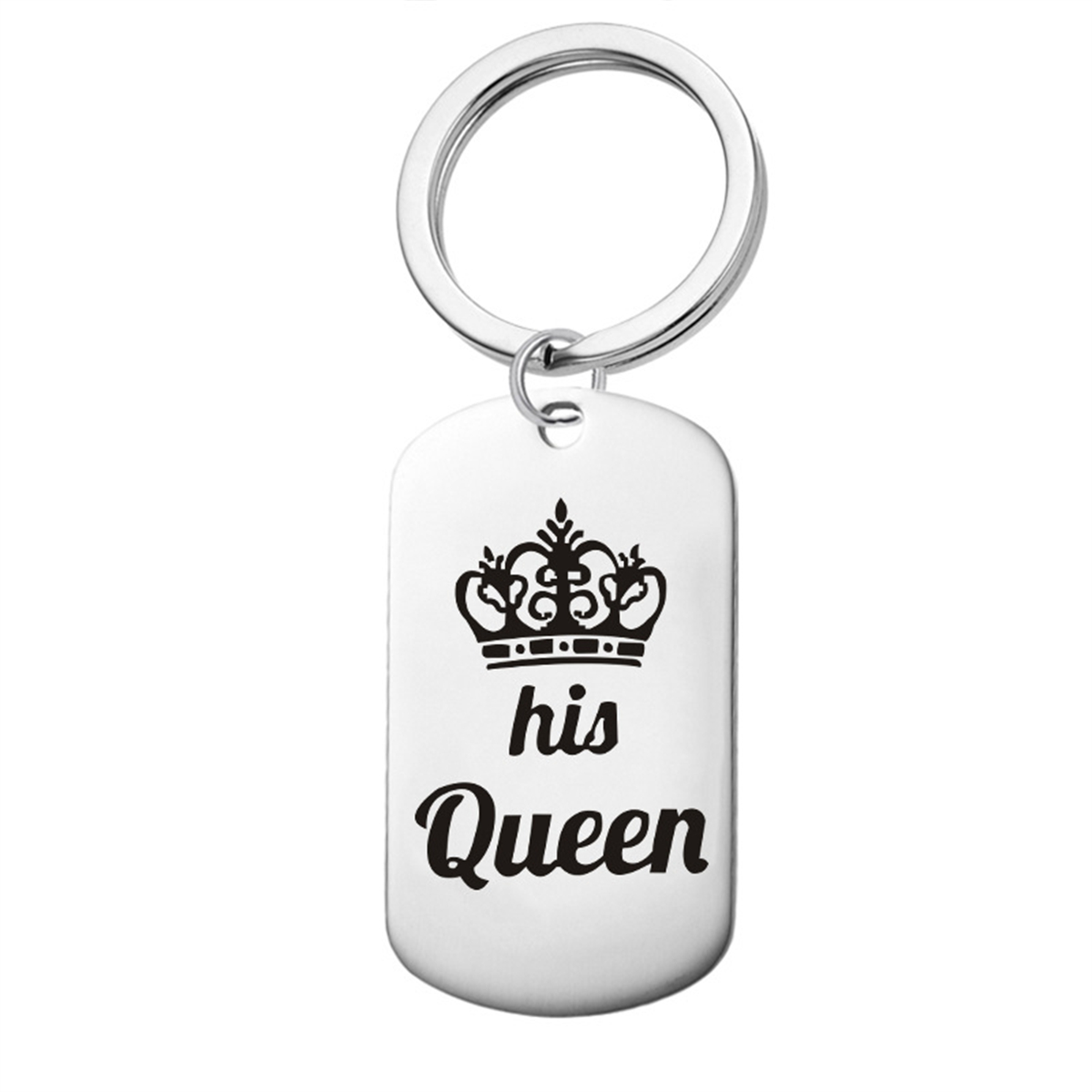 Queen's Key Pendant, Women's Key Silver Pendant