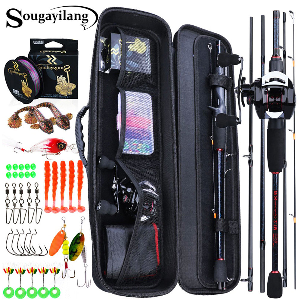 Sougayilang Portable Fishing Tackle Set 1.8m Telescopic - Temu