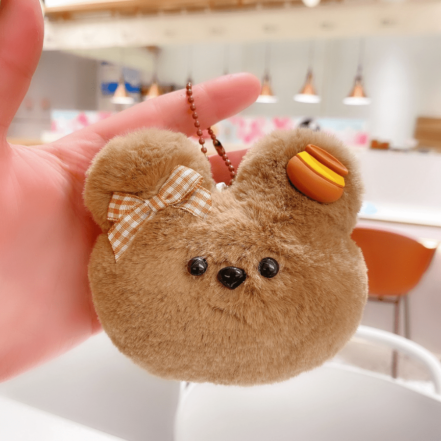 1pc Oso De Peluche Con Estampado De Leopardo Llavero Lindo Muñeco De  Peluche Colgante De Llavero Colgante De Bolsa Escolar - Joyería Y  Accesorios - Temu Mexico