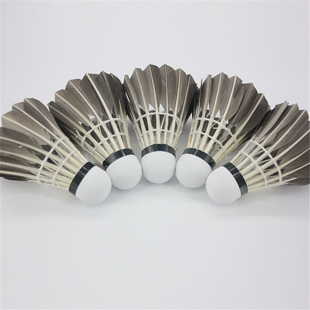 Professional Goose Feather Badminton Shuttlecocks 12Pcs