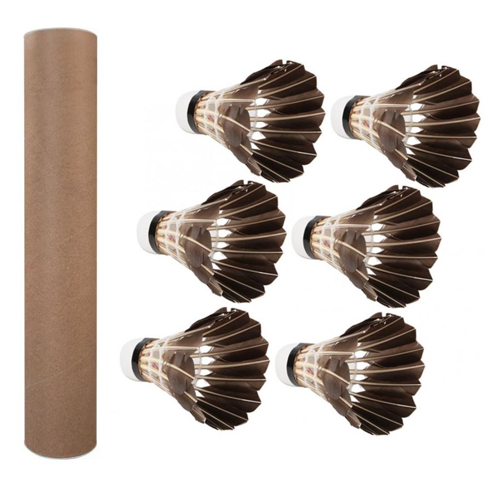 Professional Goose Feather Badminton Shuttlecocks 12Pcs