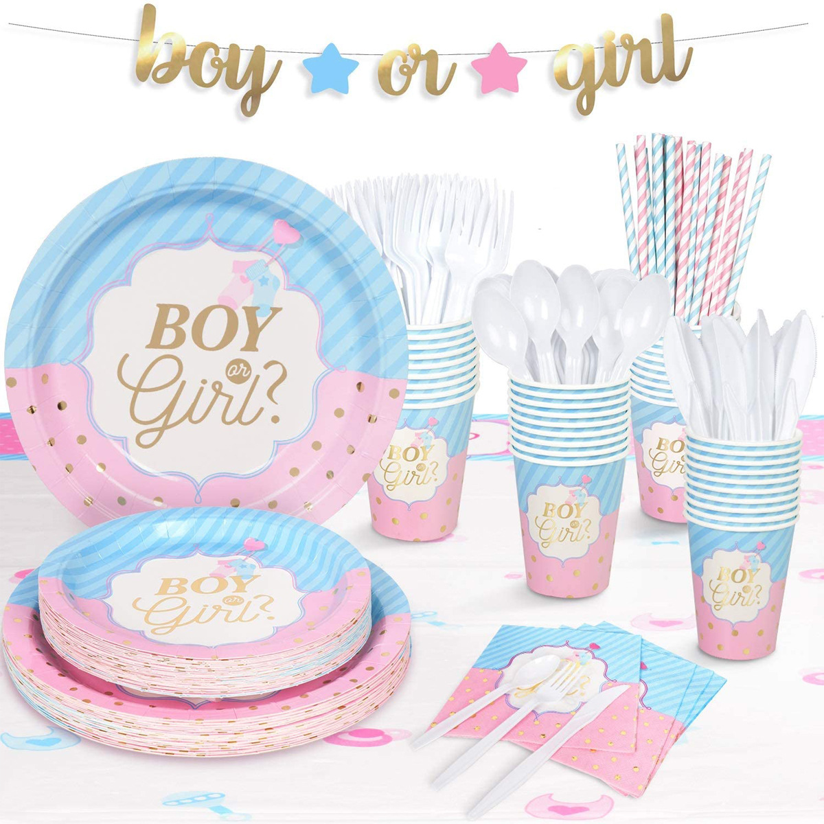 Fancy Baby Neutral, Party Supplies