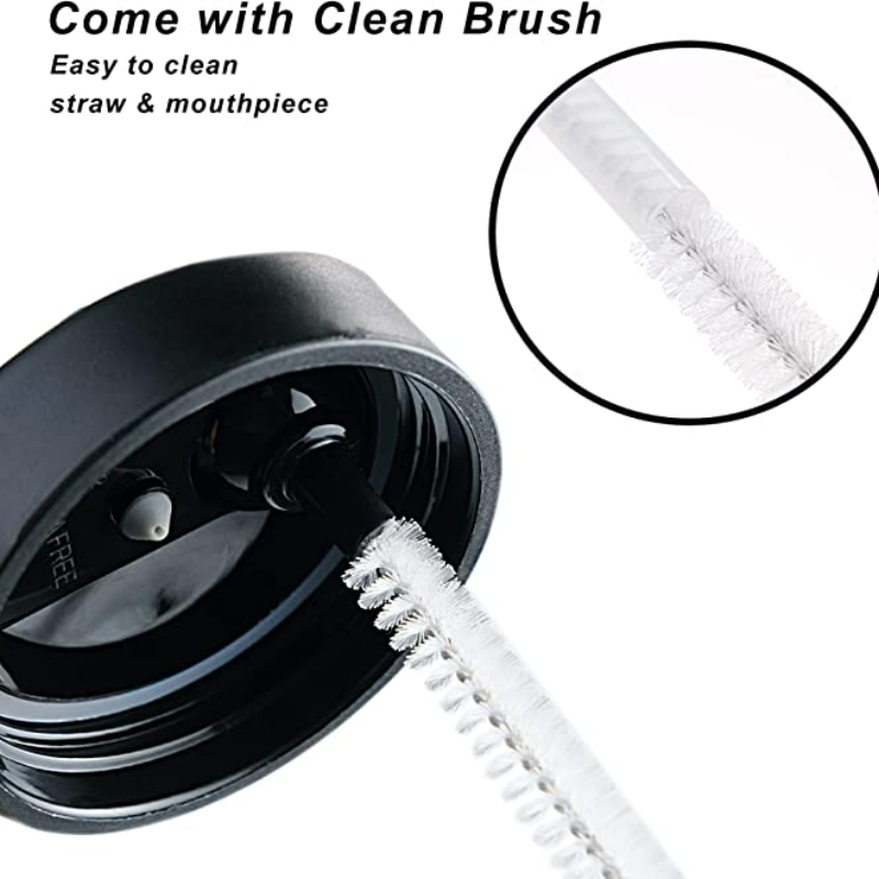 Reusable Plastic Straws With Cleaning Brush Perfect - Temu