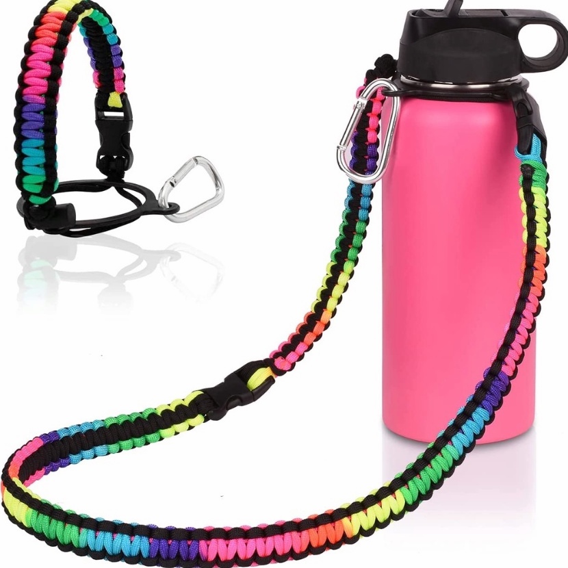 Rainbow Hydro Flask Holder | Rainbow Nalgene Car Cup Adapter | Yeti Bo