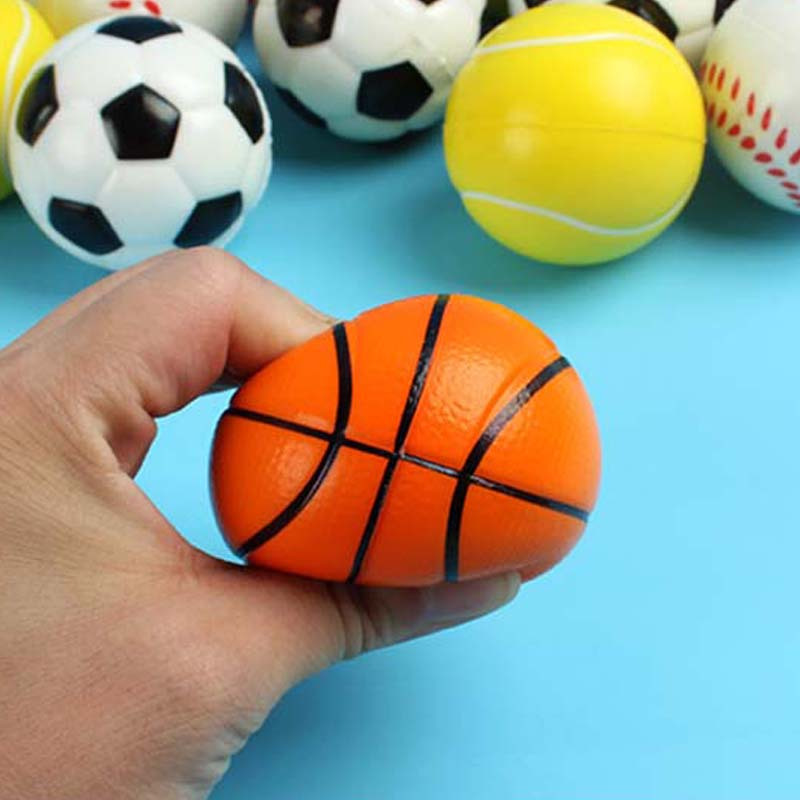 Balle Anti Stress 12 Pièces, Balles en Mousse, Balles Anti-Stress de  Soulagement, Balle Anti Stress Enfants, Softball Footbal