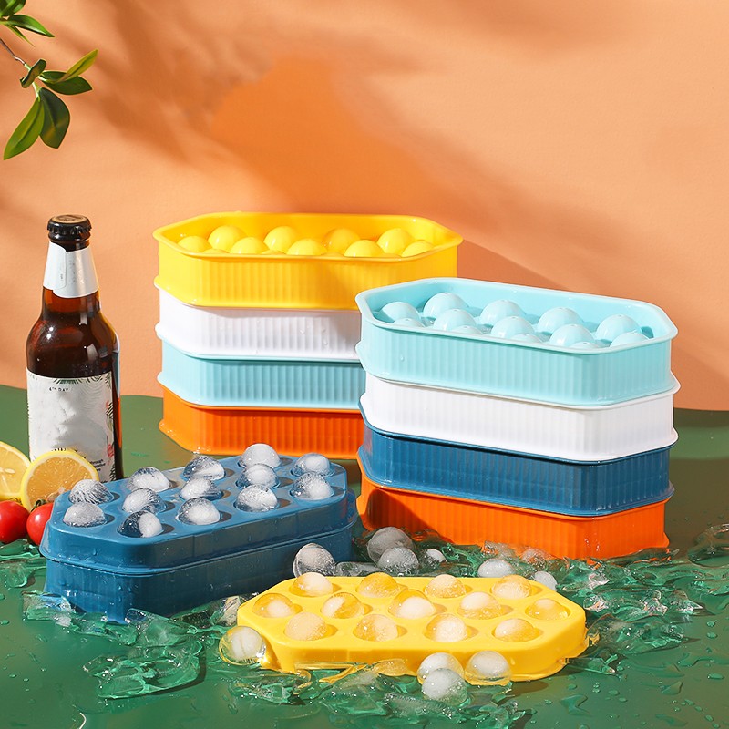 New Rhombic Ice Cube Mold Food Grade Ice Mold Ice Maker Diy Household  Refrigerator Running Ice Ball Ice Box - Temu