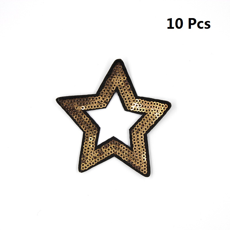 Large Star Patch Embroidered Patches Iron On Adhesive - Temu