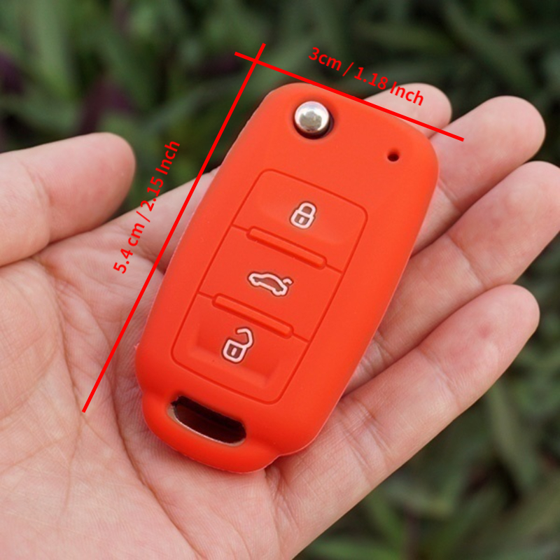 Volkswagen Schlüssel Hülle Orange 