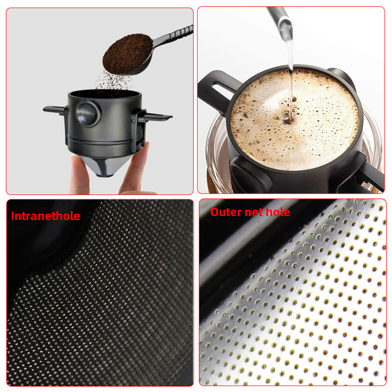 Reusable Coffee Filters Portable Cone Coffee Strainer Pour - Temu