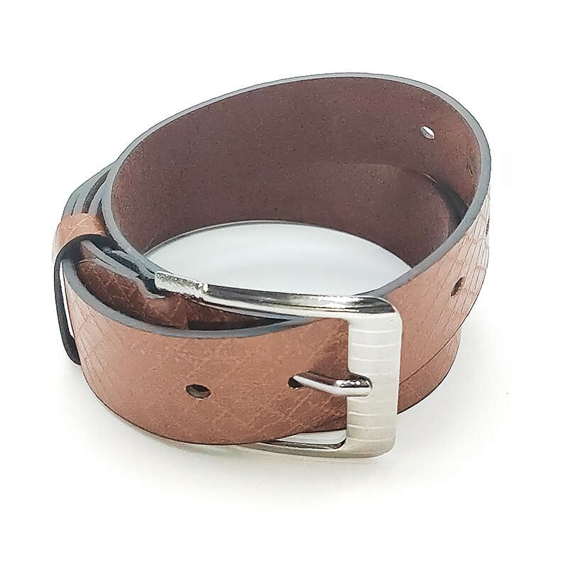 Men's Checkered Pattern Genuine Leather Belt, Alloy Pin Buckle Belt, Men's  Exquisite Father's Day Christmas Gift, With Keychain - Temu