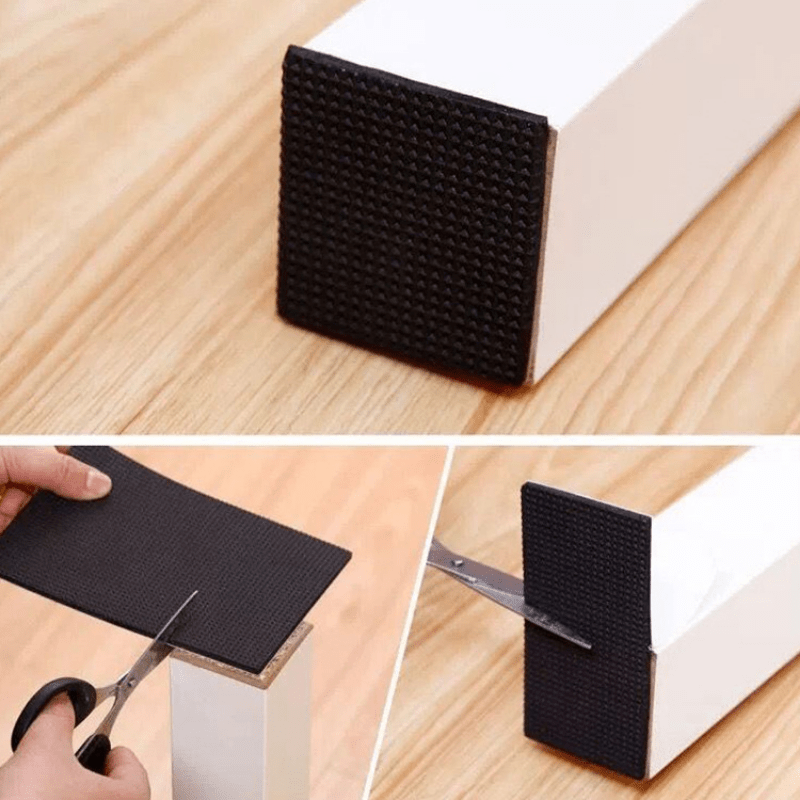 1 Sheet 3/5mm Self Adhesive Furniture Leg Anti Slip Chair Table Mats Felt  Pads Anti Scratch Floor Protection DIY Cutting