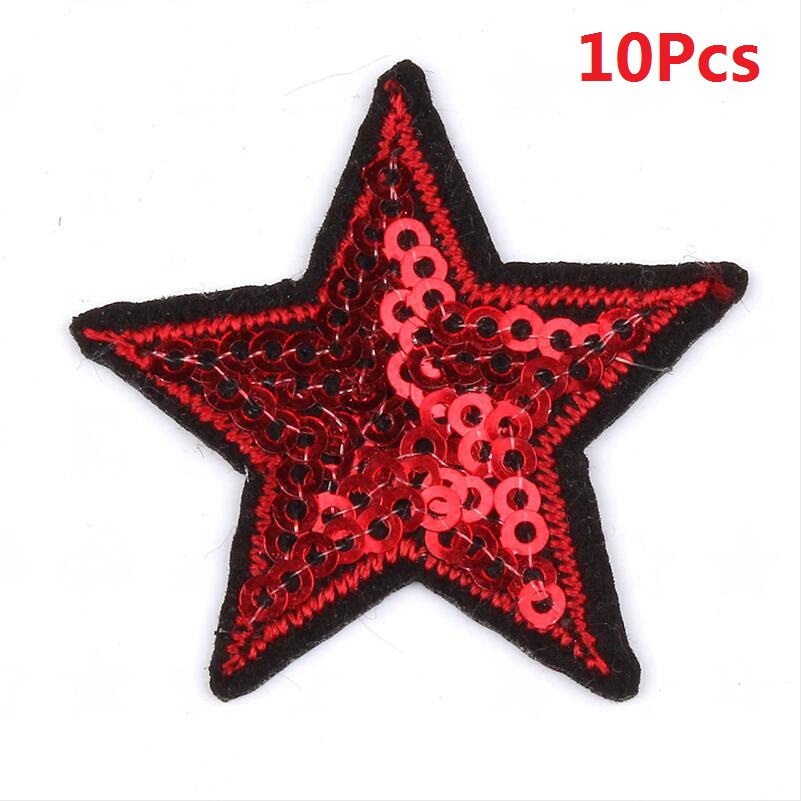 7Pcs Sequin Iron on Patches,Colored Embroidered Patches,Bling Heart Patch  Iron-on Sew On Sequins Applique for DIY Craft Fabric,Jackets,Clothing  Shirts