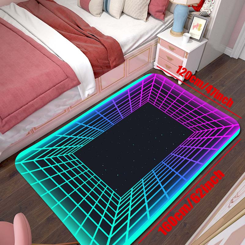 3d Optical Illusion Area Rug Doormat Anti slip Floor Carpet - Temu