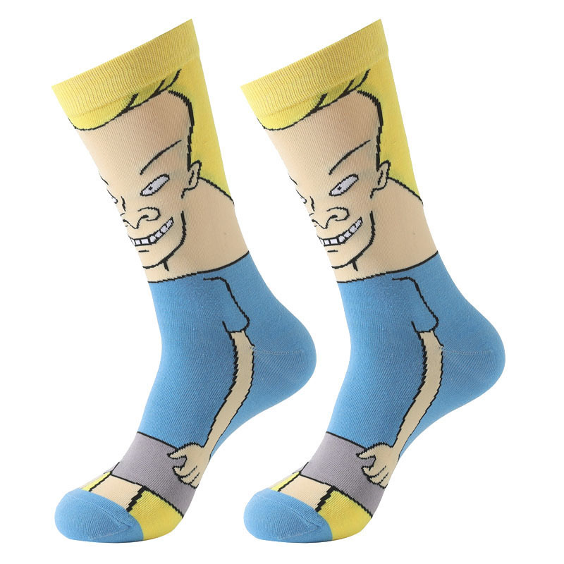 Men's Cartoon Anime Socks Novelty Funny Happy Socks - Temu