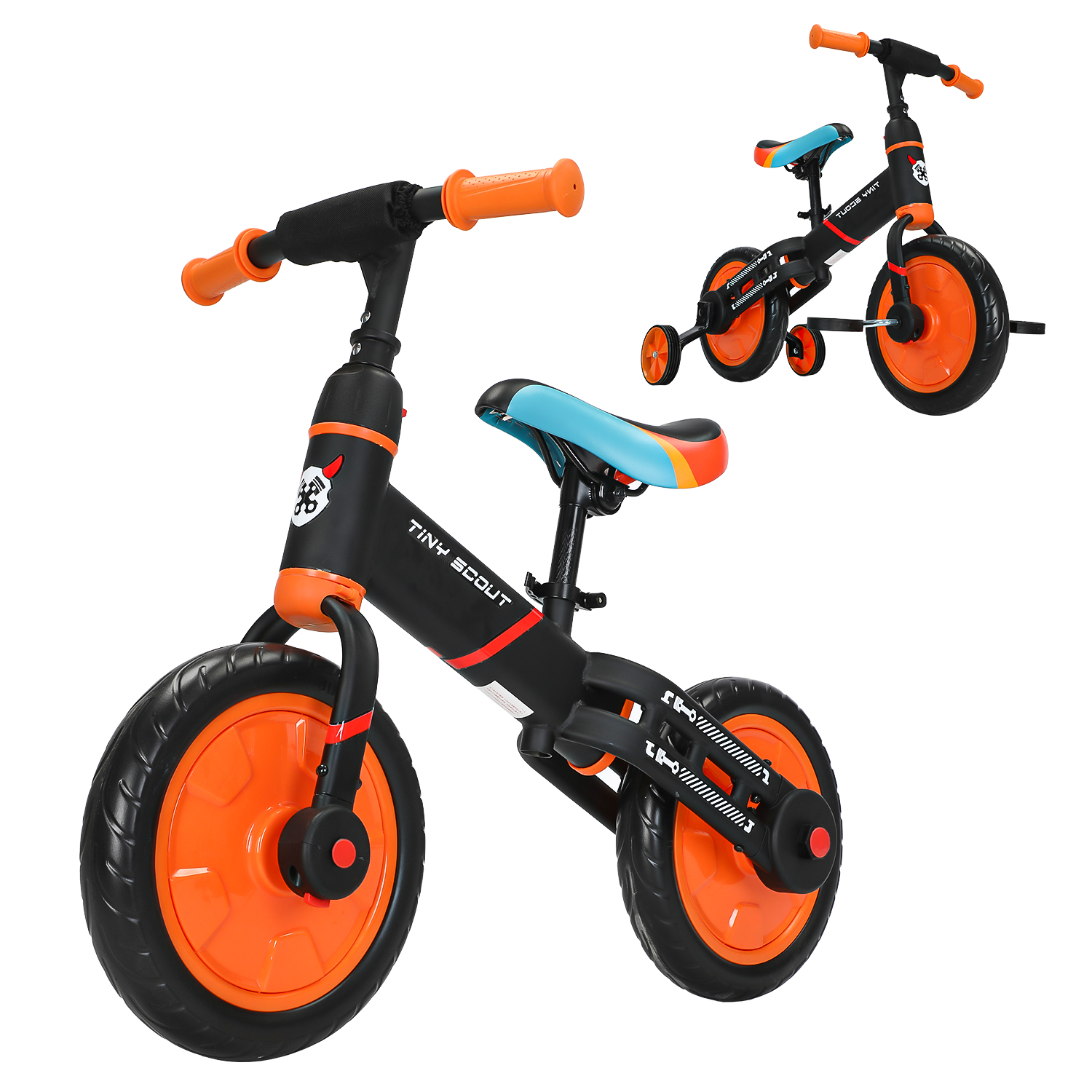 1 Bicicleta De Equilibrio Para Andador De Bebé Con 4 Ruedas - Temu