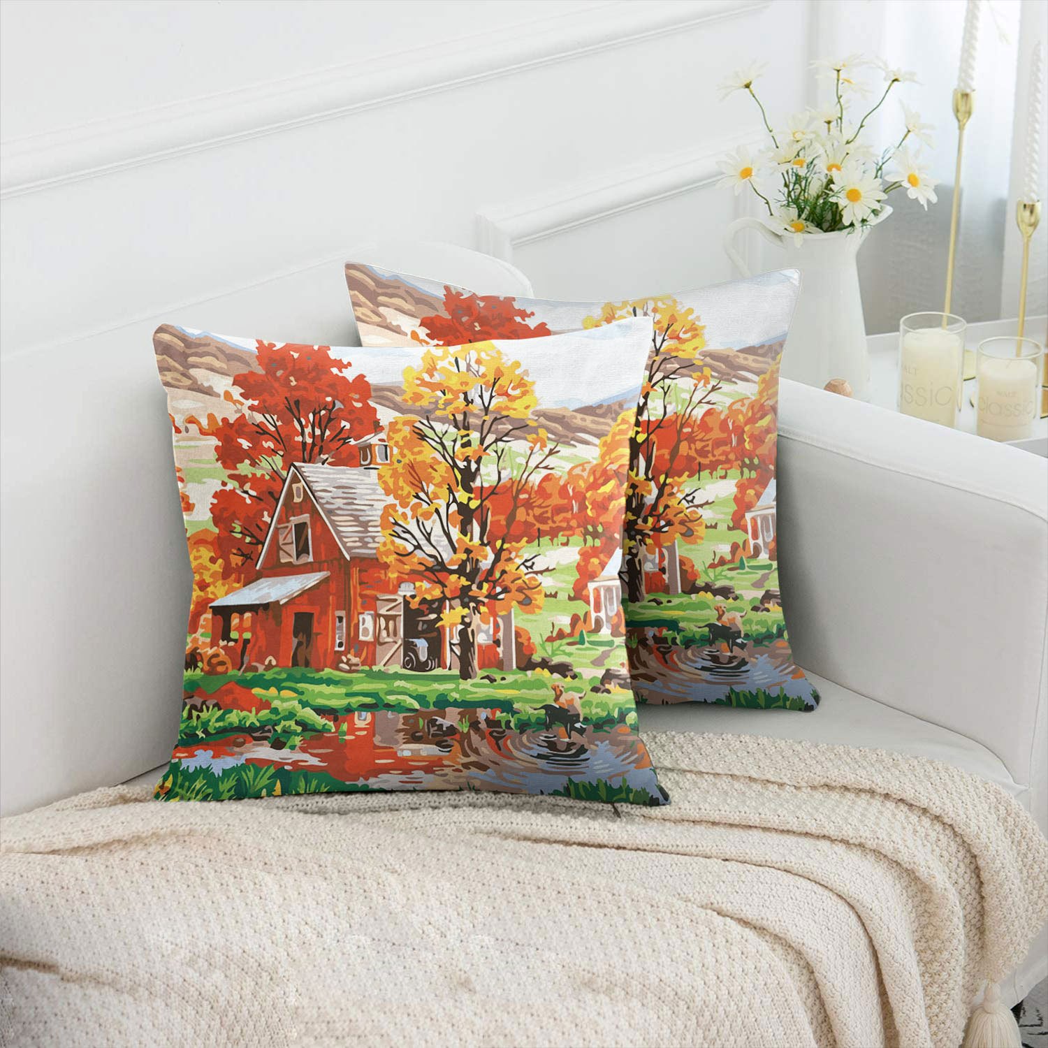 Throw Pillow Covers Indoor Outdoor Washable - Temu