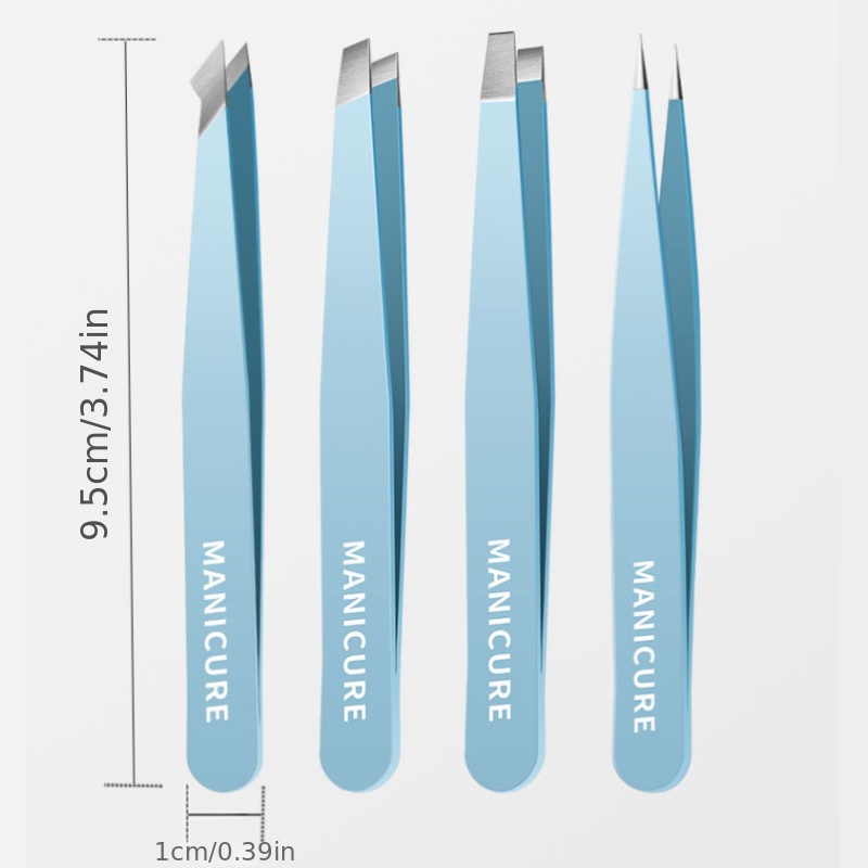 Stainless Steel Eyebrow Clip Hair Removal Tweezers