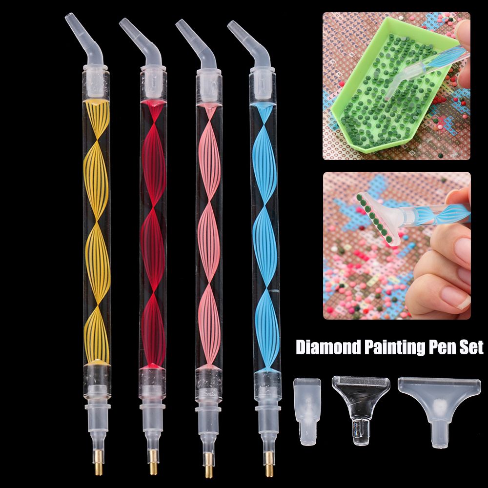5D Resin Diamond Painting Pen Resin Point Drill Pens Cross Stitch  Embroidery DIY