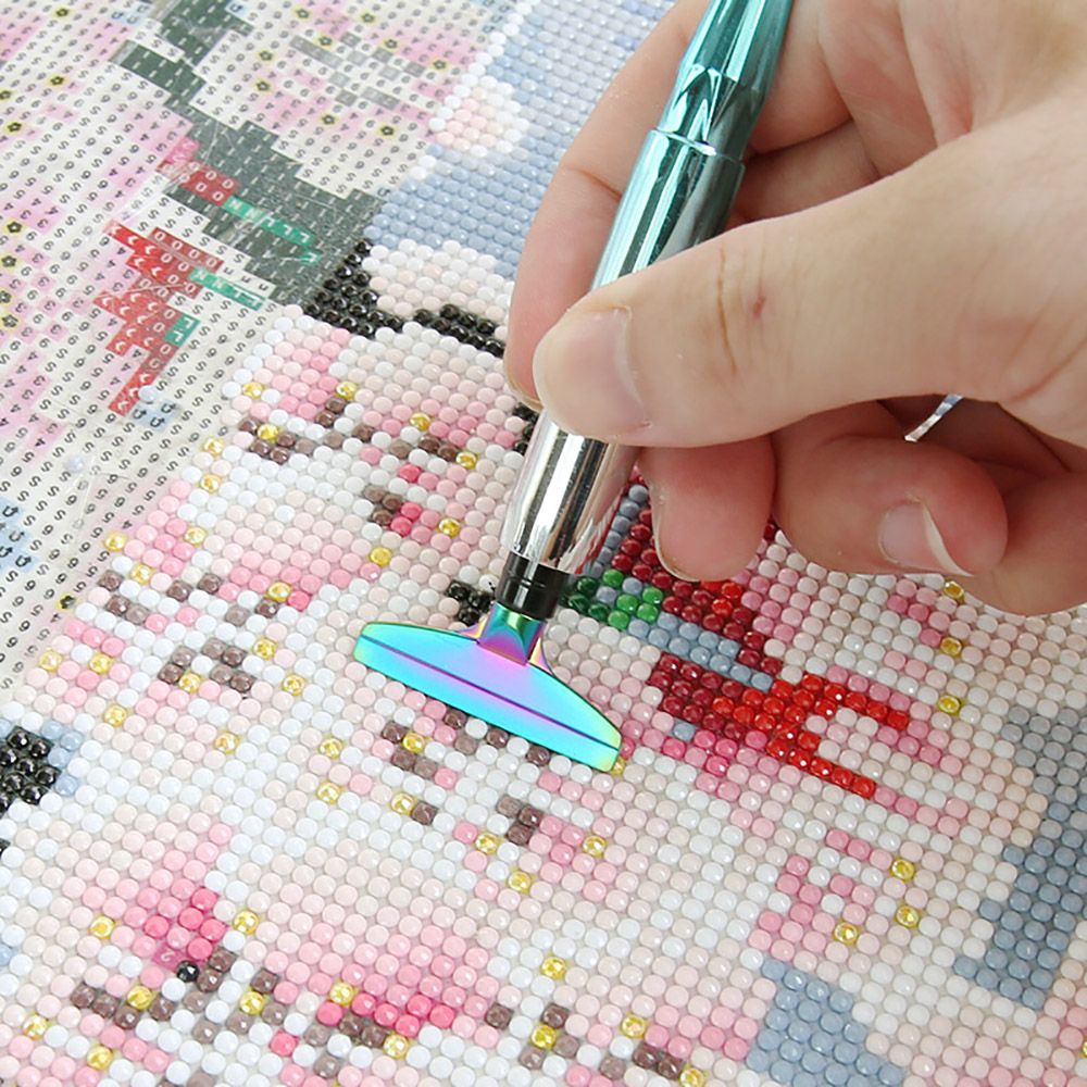 Diy Artificial Diamond Painting Cross Stitch New Pen Led - Temu