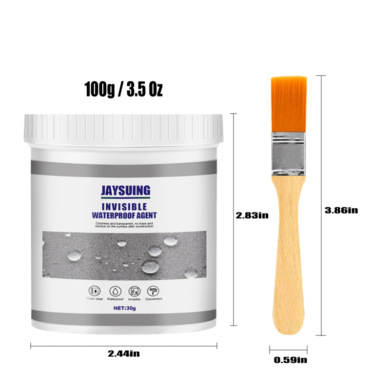 Nvisible Waterproof Agent Anti Leakage Waterproof Glue Invisible Waterproof  Agent 30g With Brush