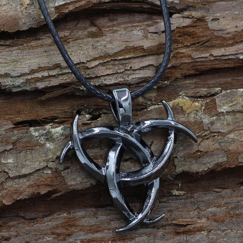 Triangle White Pendant Necklace