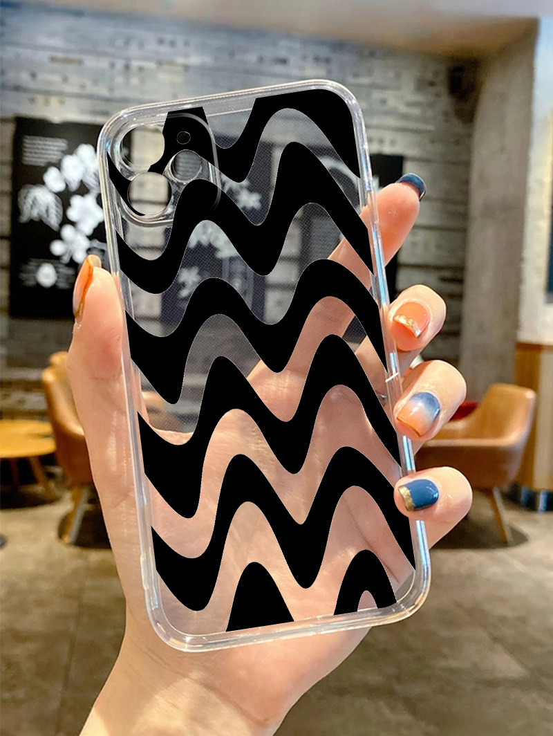 리플 효과 그래픽 디자인 전화 케이스 * IPhone 14 13 12 11 XS XR X 7 Plus Pro * For Gifts