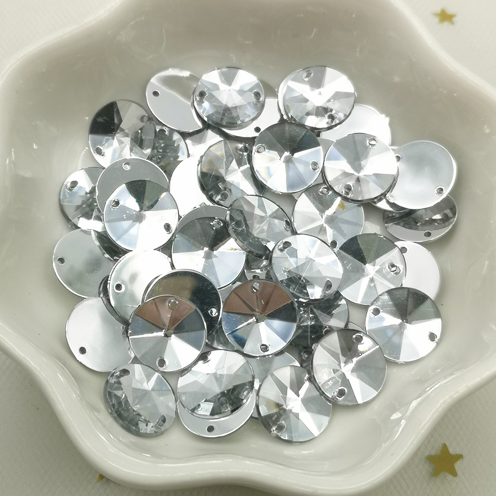  0.315 in 8 grande cristal redondo AB DIY diamantes de imitación  cosidos de cristal dorado Strass de espalda plana piedras y cristales para  manualidades : Arte y Manualidades