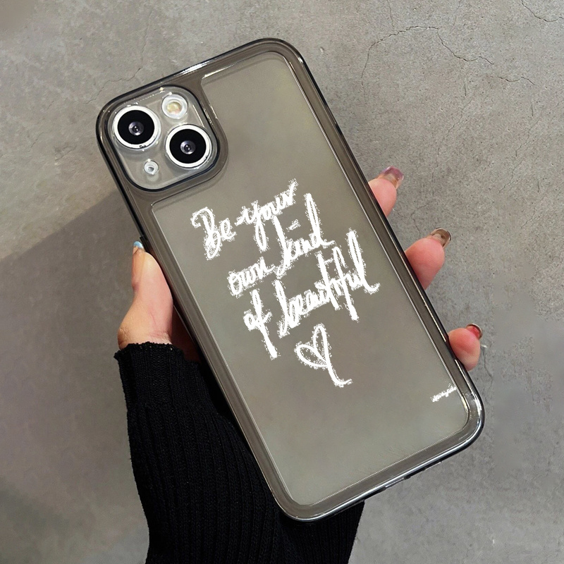 XH2006 Everything Will Be Fine 003 white Font In English Pattern Phone Case For Iphone Series Good Quality And Durable Case For Men And Women Nice S