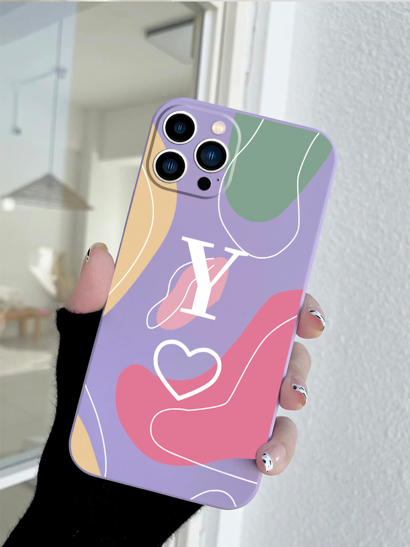Cell Phones & Accessories, Iphone Xs Max Louis Vuitton Rainbow Print Case