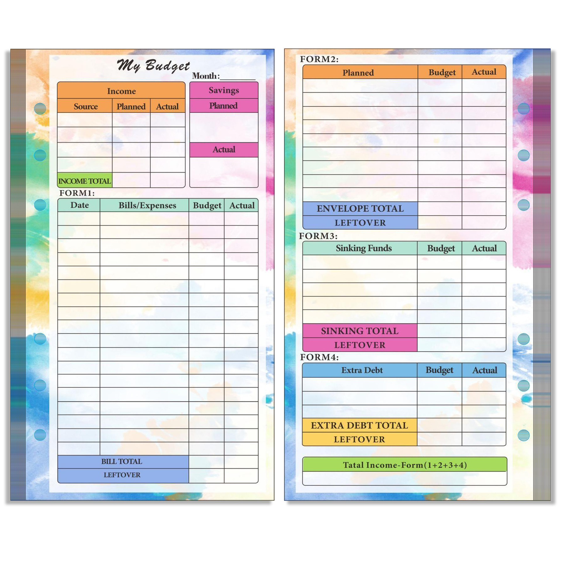 A6 Inserts : Budget Planner, Budget Tracker, Budget Printable, Budget  Template, Monthly Budget, Financial Planner, Monthly Expense Tracker 