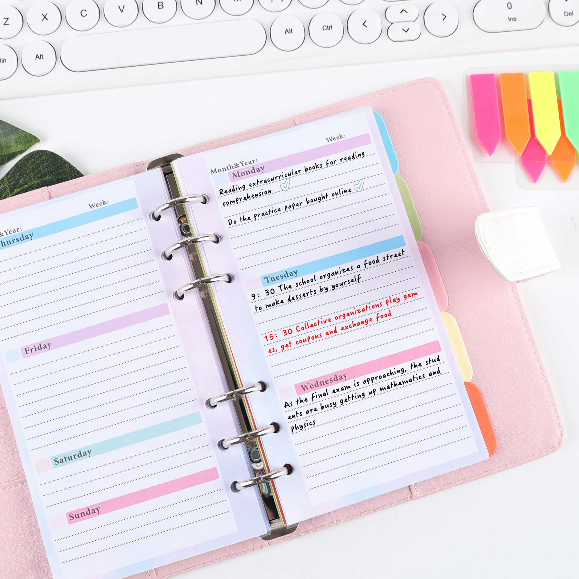 2023 Budget Planner Refill: A6 Colorful Weekly Monthly - Temu