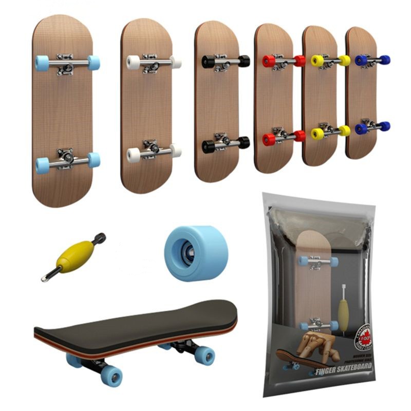 Ensemble d'accessoires de rampe de skateboard à doigts, kit de