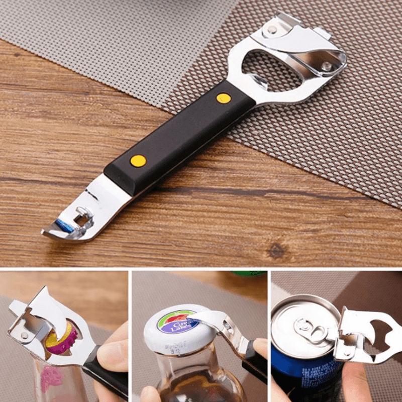 Stainless Steel Opener Multifunctional Professional Can - Temu