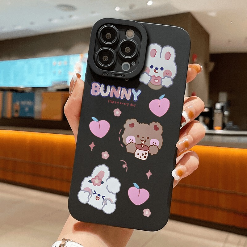 iPhone 14 13 12 Pro Max Cute 3D Hello Kitty soft phone case With