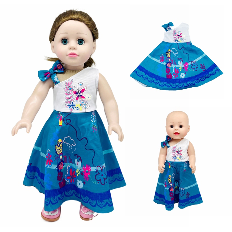 2pcs Sets One-piece Suit With Hats Pajamas Clothes Fits 16.93inch  New-Born-Baby-Doll, Bitty-15-inch-Baby-Doll, American-18-Inch Doll, Doll  Clothes Acc