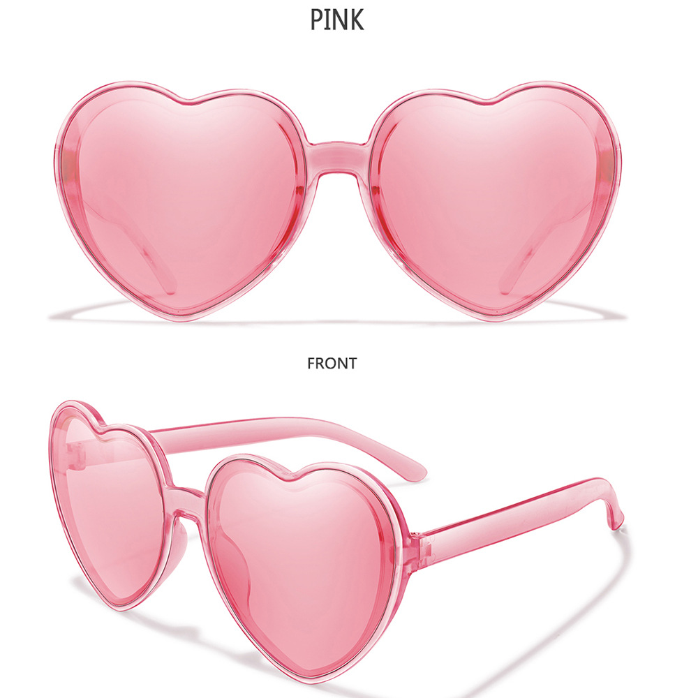 Cute Heart-shaped Frameless Sunglasses For Kids - Uv Protection For Boys  And Girls - Temu South Korea