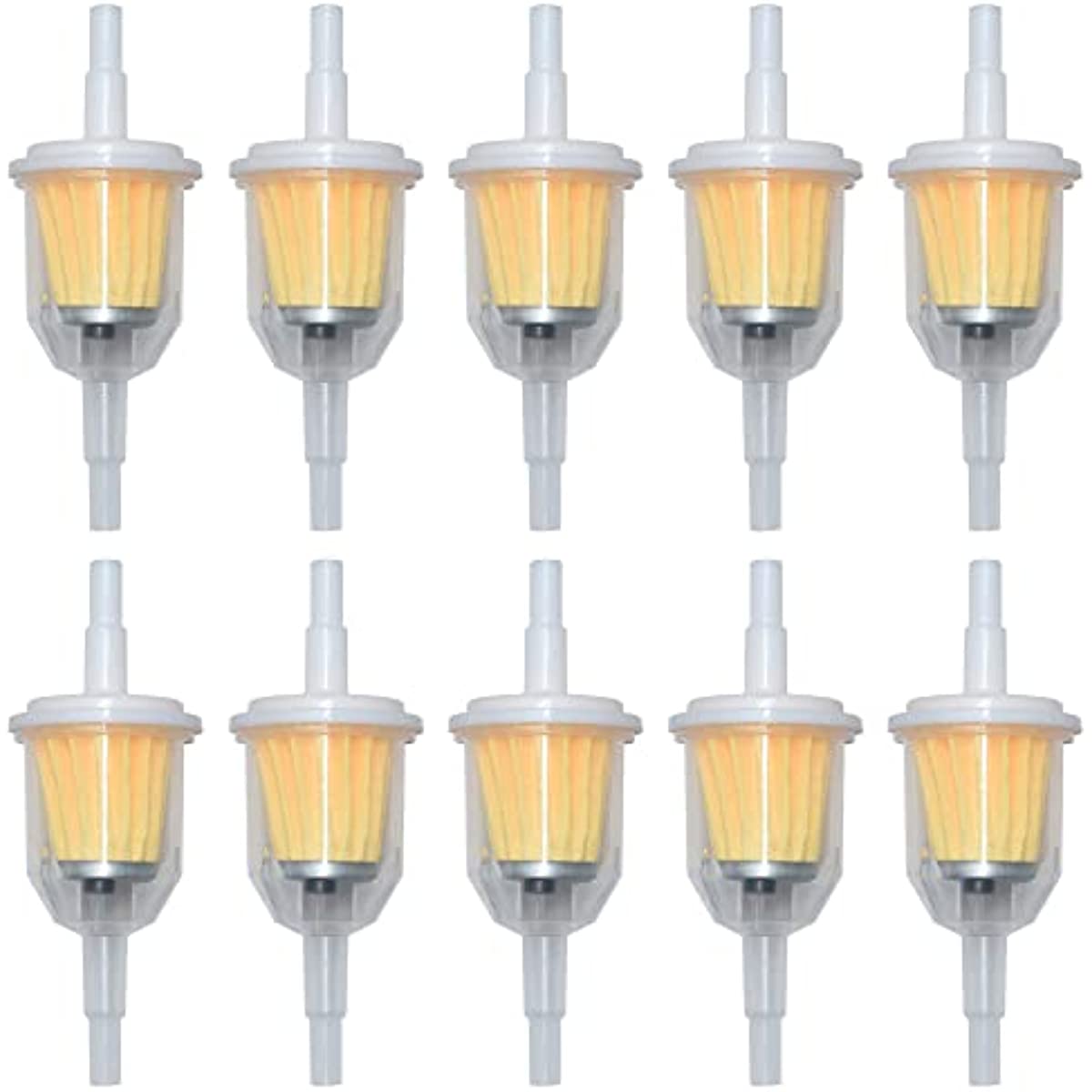 5 16 Inline Fuel Filter With Chrome Surface And Clear View Glass Fuel Filter Inline Filter For