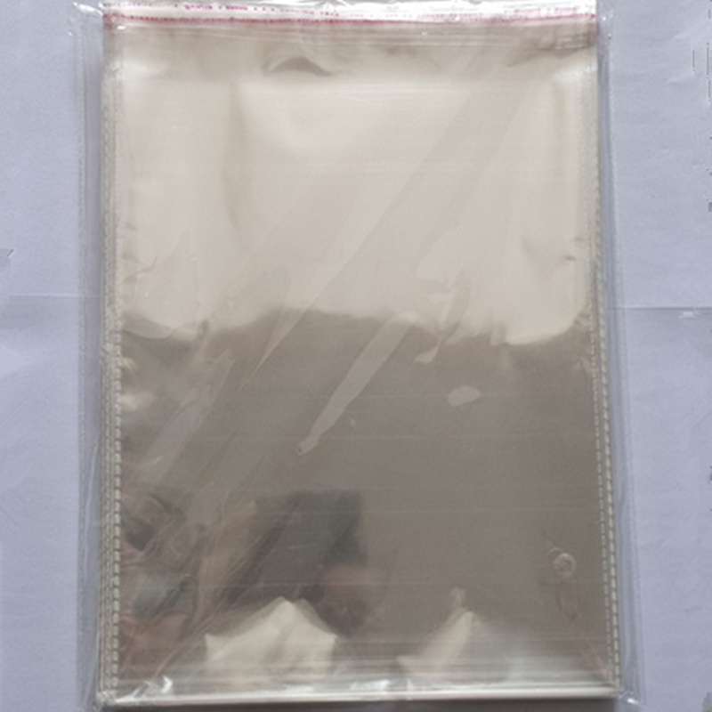 100pcs 12 x 16cm Self Adhesive Seal Jewelry Packaging Bags Transparent  Small Plastic Bag For Snack Packing Clear Cellophane Bag