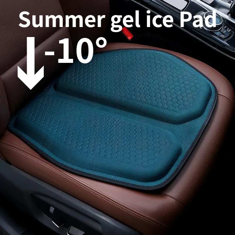 Car Seat Cushion Summer Super Cool Breathable Cooling Anti - Temu