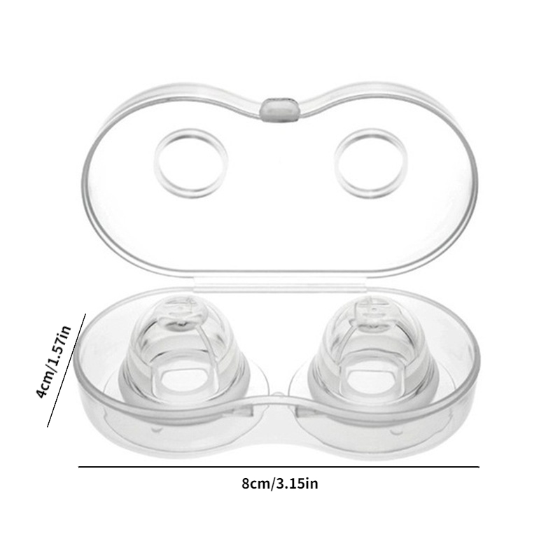 Silicone Nipple Sucker Protector Breastfeeding Mother Protection 2 Way  Suction